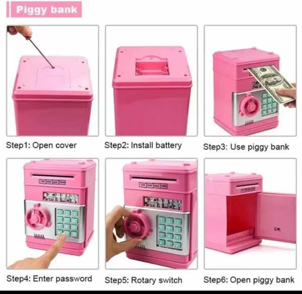 Piggy Bank - Kluis met Pincode - Afbeelding 3
