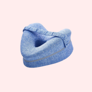 Orthopedisch Kniekussen - Kniekussen Voor In Bed - Ergonomisch Beenkussen - Zijslaapkussen - Kniekussen Voor Zijslapers - Schootkussen - Met Elastische Band - Houding Correctie - Verlichten Rugpijn/Heupklachten/Artrose - Hart Vorm - Blauw
