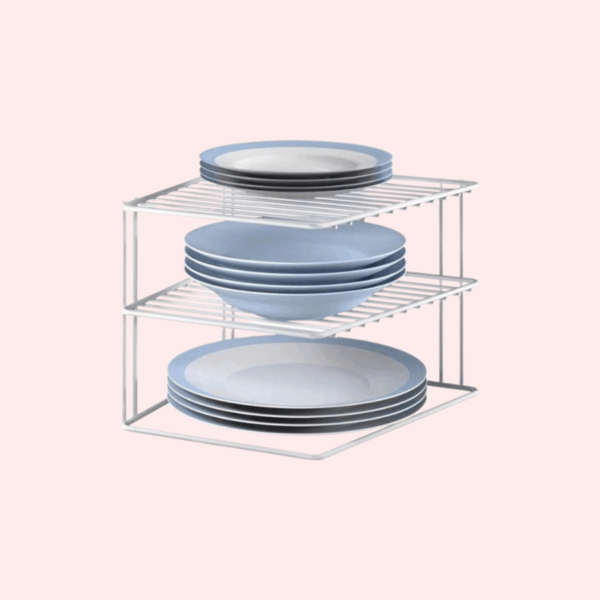 Hoekrek borden organizer - bordenrek bordenstandaard