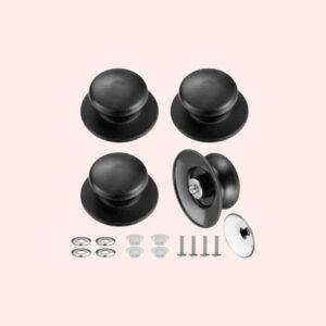 4 stuks - Pannendeksel knop