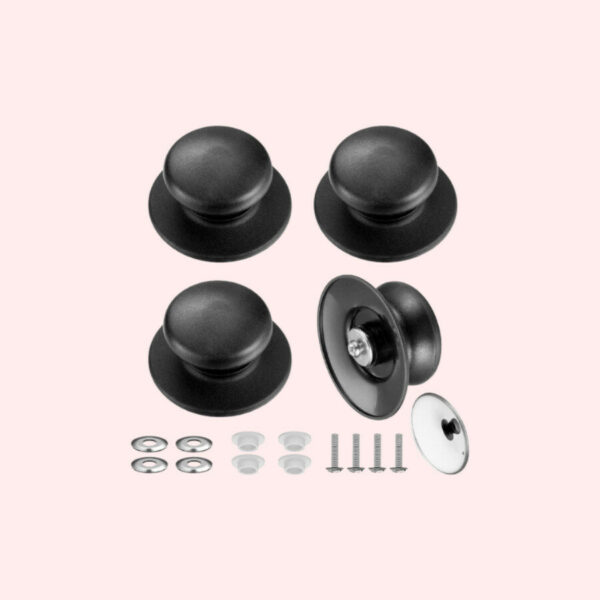 4 stuks - Pannendeksel knop
